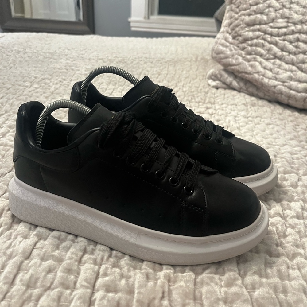 Alexander McQueen Black and White Sneakers